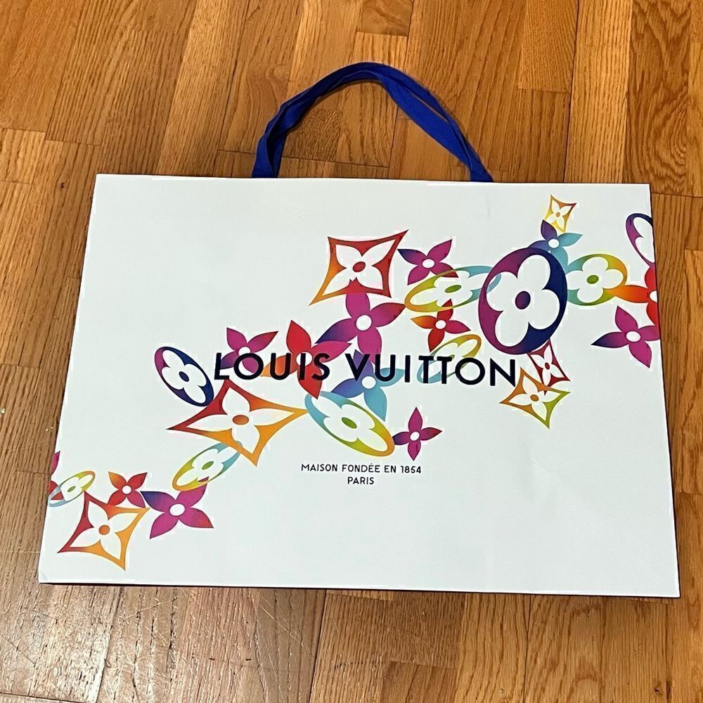 Authentic LOUIS VUITTON XL shopping bag 23x17x10 Limited Edition